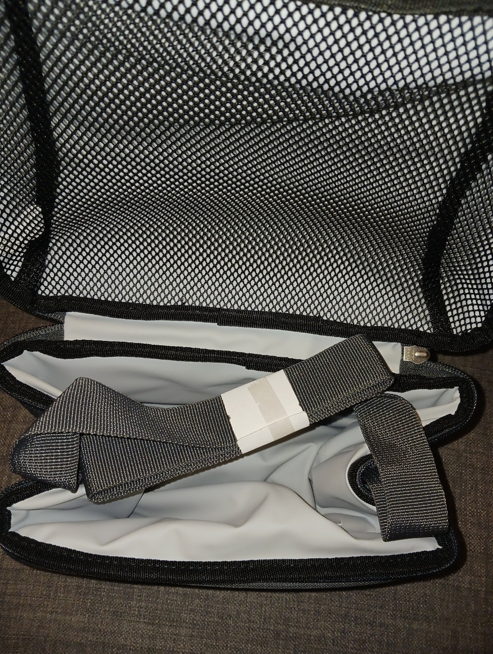 Carhartt 12 Can Insulated Lunch Box Cooler, 2 Compartments Grey New WIth Tags - Picture 4 of 4